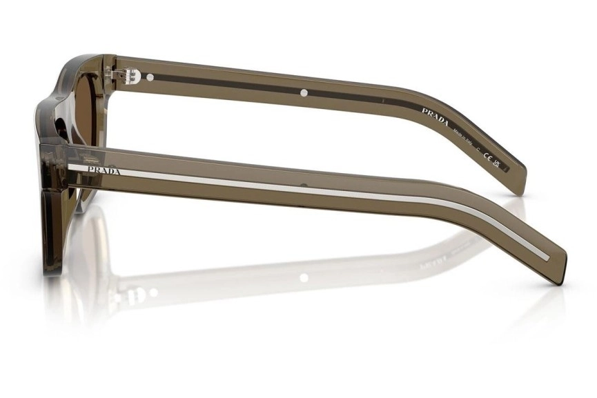 Prada PR B12S (18T70F) 55 | Unisex Yeşil Güneş Gözlüğü